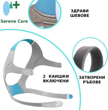 Пакет 2 броя каишки за AirFit/AirTouch F20 маска (L)